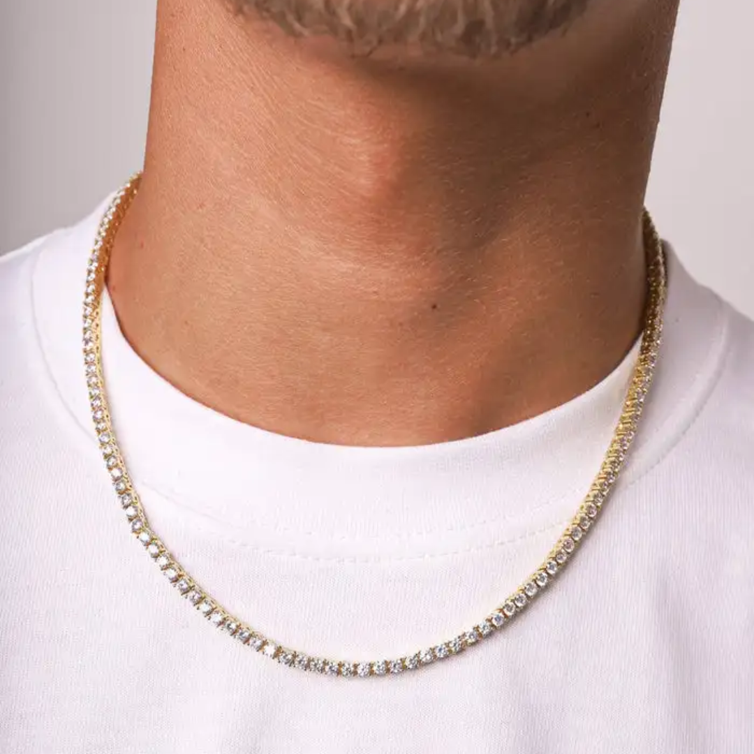 ICE BREAKER KETTE 5MM 18K GOLD